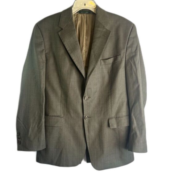 Lauren Ralph Lauren 100% Wool Mens Suit Jacket Size 44R - Picture 1 of 11